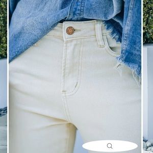 VICI- OAT HIGH RISE STRAIGHT LEG DENIM